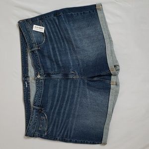 OLD NAVY Mid Rise 5" Inseam Cuffed Denim Jean Shorts - Size 26